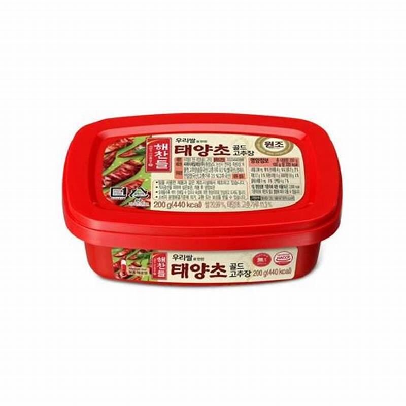Haechandul Gochujang Chili Paste Korean Chili Paste Gochujang