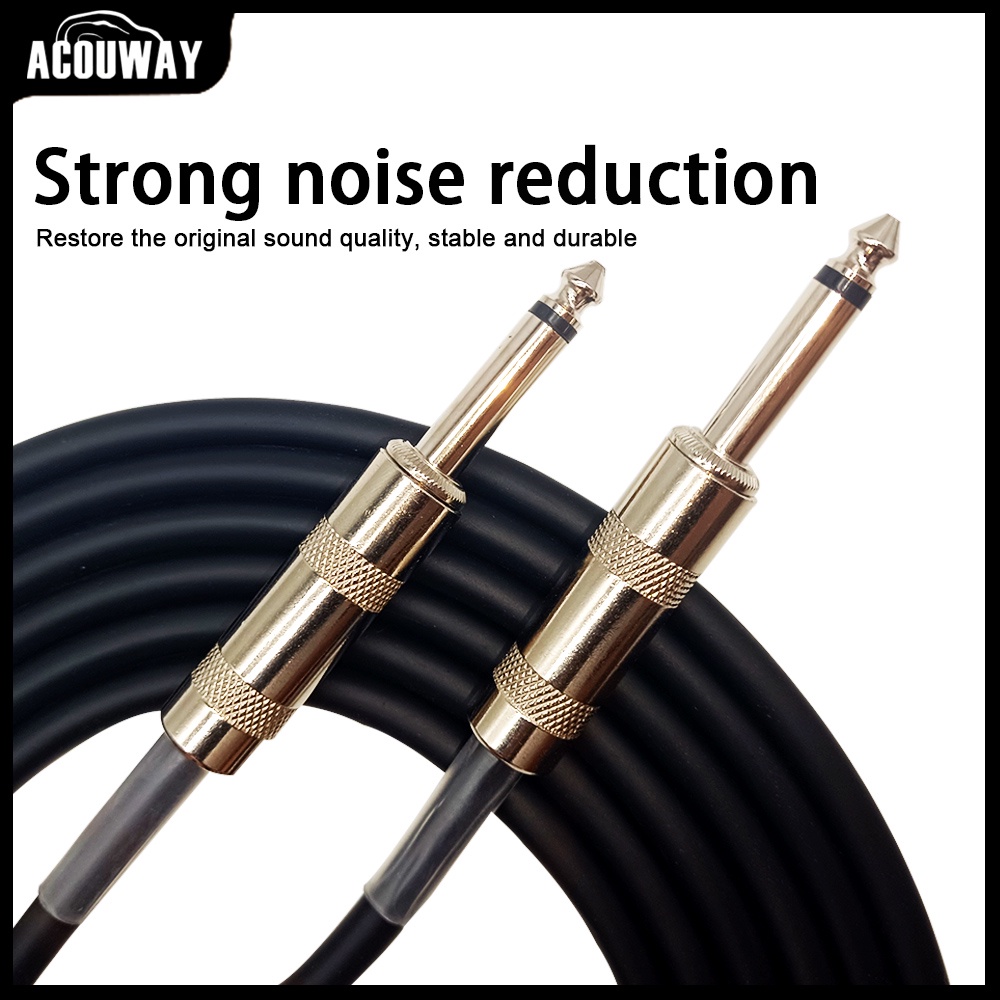 Acouway Electric Guitar Cable Wire Cord Hi-Fi No Noise Shielded Bass ...