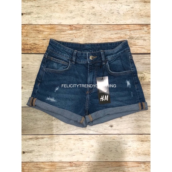 H&m divided high waisted shorts online