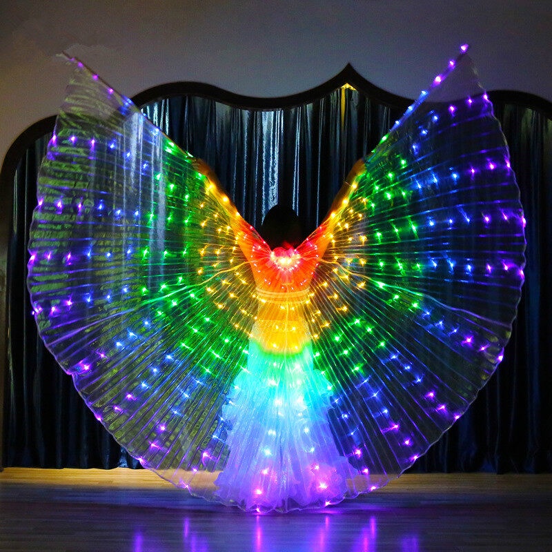 Belly dance wings Alas Angle Led Wings Adult Children Led Glowing ...