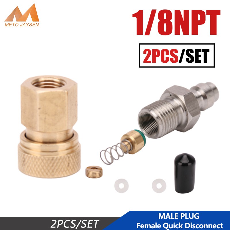 [Ready Stock COD]PCP DIY Tools 1/8NPTM10X1 1/BSPP Male Plug Connector ...