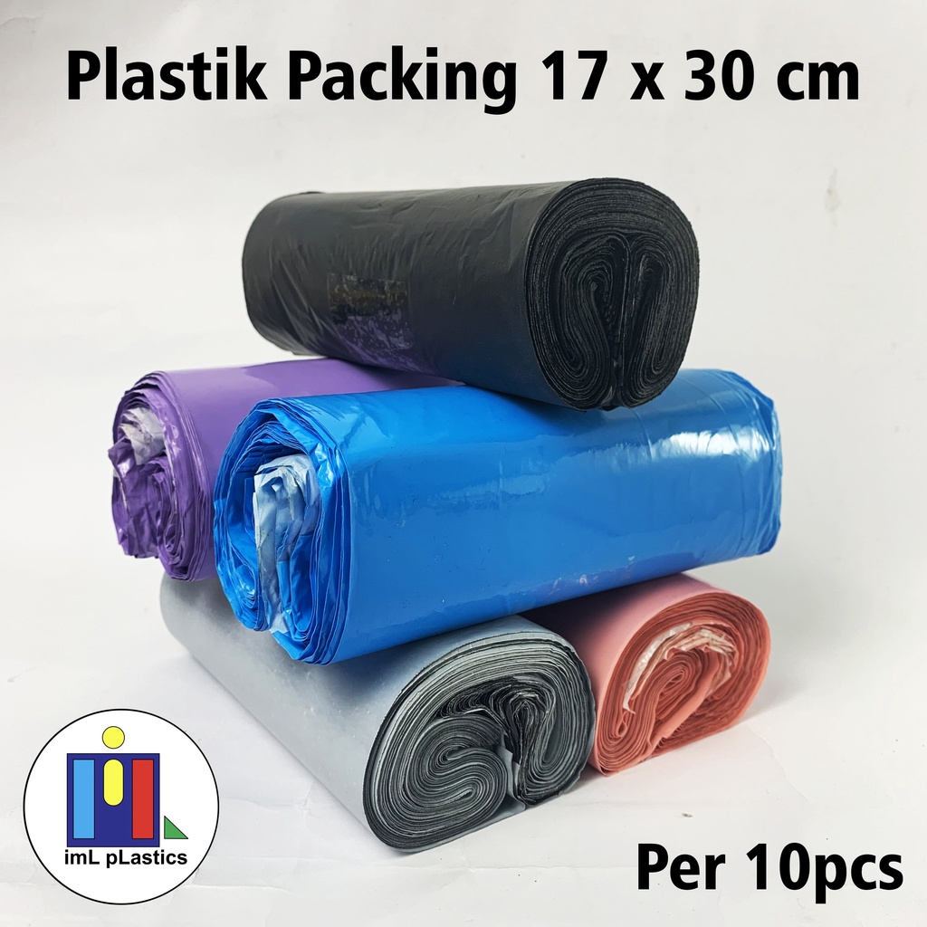 Plastic /plastic Packing Envelope Color 17x3010 Sheets Shopee