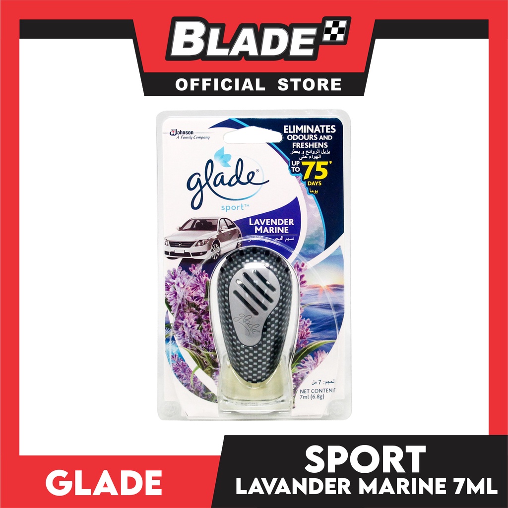 Glade Sport Car Freshener 7ml (Lavender) Shopee Philippines