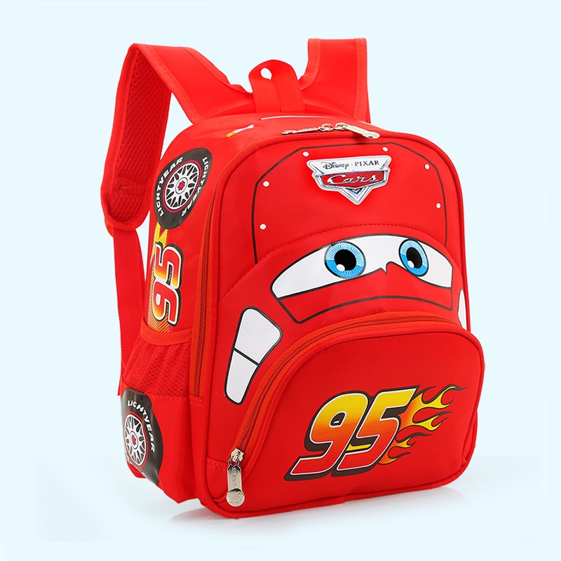 Baby Cars Lighting McQueen Backpack School Bag Racing Shopee Philippines