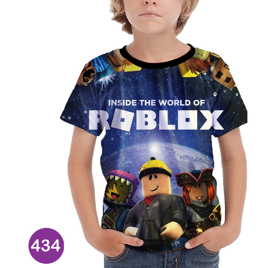 Roblox T-Shirt 3D Kids Clothes 434 | Shopee Philippines