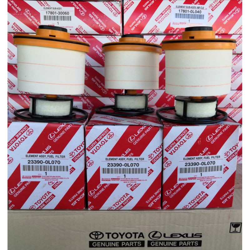 TOYOTA Fuel Filter Innova Fortuner Hilux (1pc) SKU 233900L070