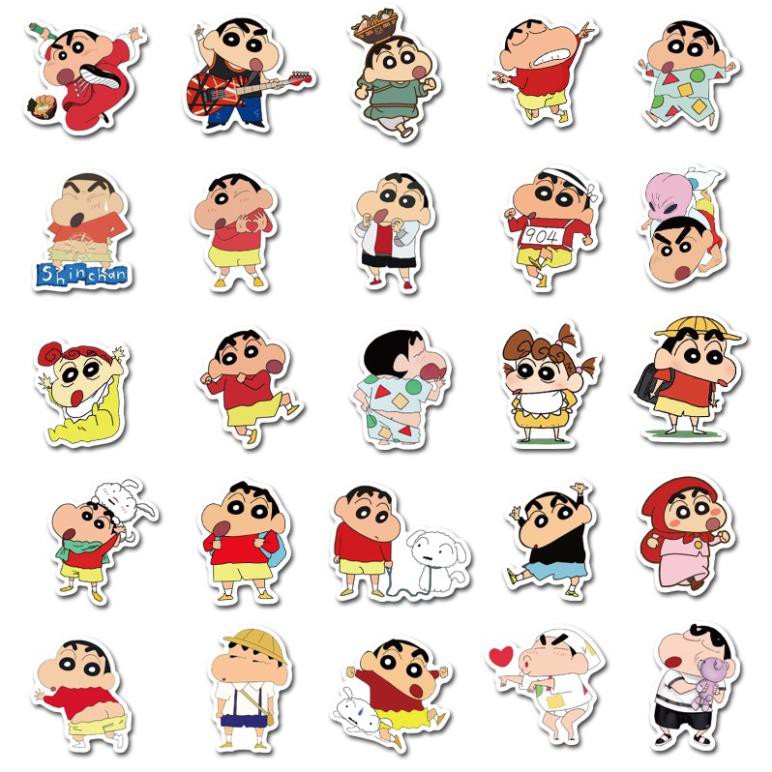 50 Shin-Chan Decorative Stickers | Shopee Philippines