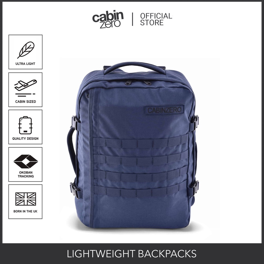 CabinZero Military 36L Hand Carry Luggage Travel Bag Shopee Philippines