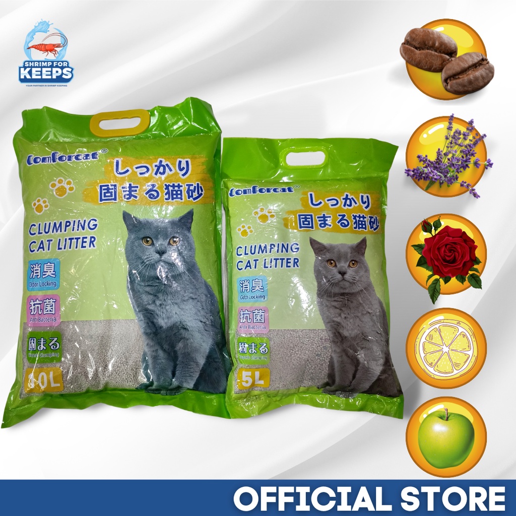Image showcasing Comfortcat Clumping Cat Litter Natural Bentonite Sand Supreme Odor ...