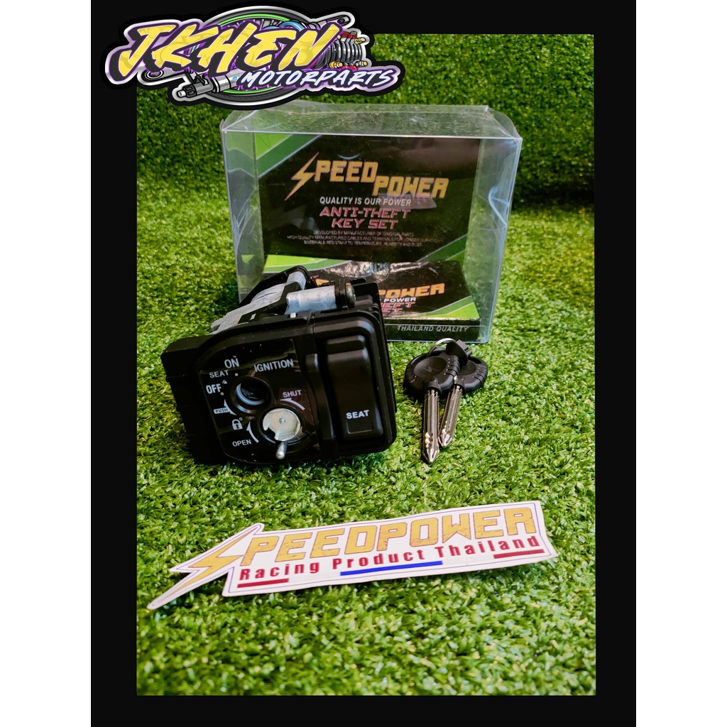ANTI THEFT KEY IGNITION SWITCH SPEED POWER FLOWER TYPE HONDA CLICK 125I