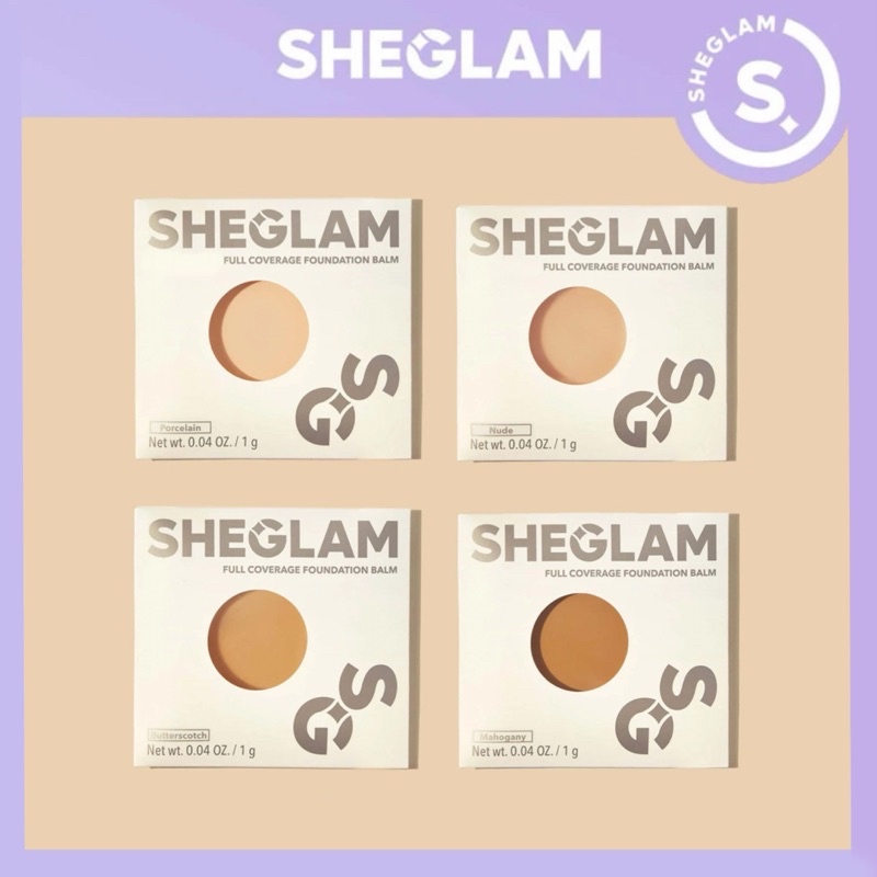 SHEGLAM Skinfluencer Full Coverage Foundation Premium Balm Shopee