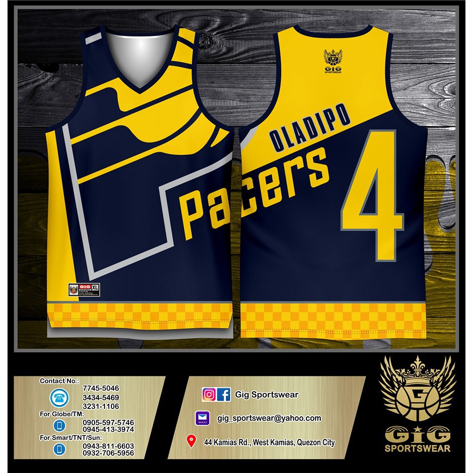 Pacers best sale jersey oladipo