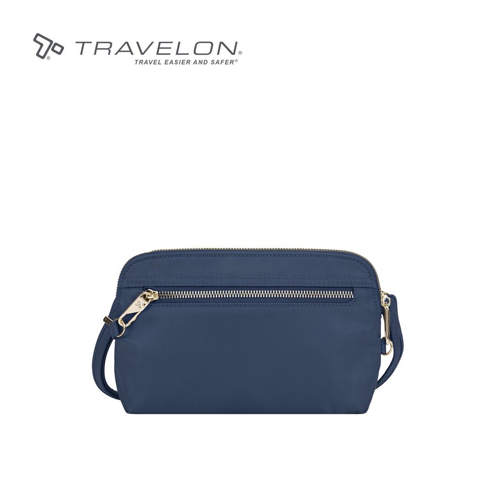 Travelon AntiTheft Tailored Convertible Crossbody Clutch Womens