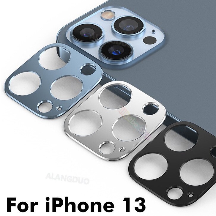For iPhone 16 15 14 13 12 Pro Max Plus Camera Lens Protector No ...