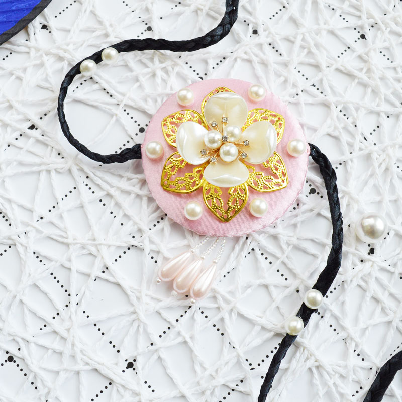 Women Korean Traditional Ethnic Headwear, Dance Accessories, Korean Cute  Hair Rope, Hanbok Performance Accessories