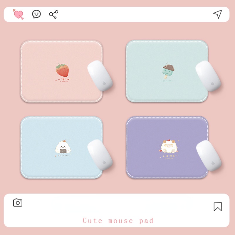 Little Mouse Pad Girl Cute ins Style Customizable AntiSlip Wear