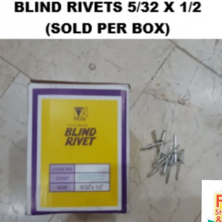 Blind Rivets 5/32x1/2 (per box) Shopee Philippines
