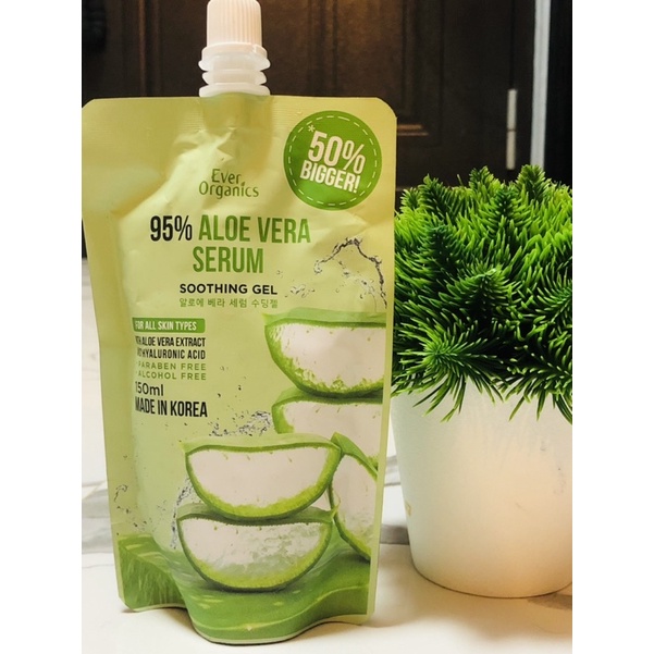 Ever Organics Aloe Vera Serum Soothing Gel Shopee Philippines