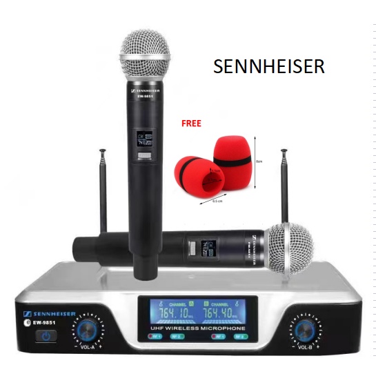 SENNHEISER DUAL CHANNEL TRUE DIVERSITY WIRELESS MICROPHONE SYSTEM