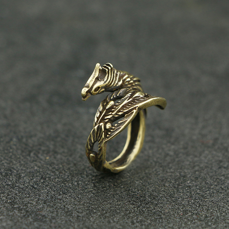 Pure copper do old technology trend of the chicken to gauge ring ...