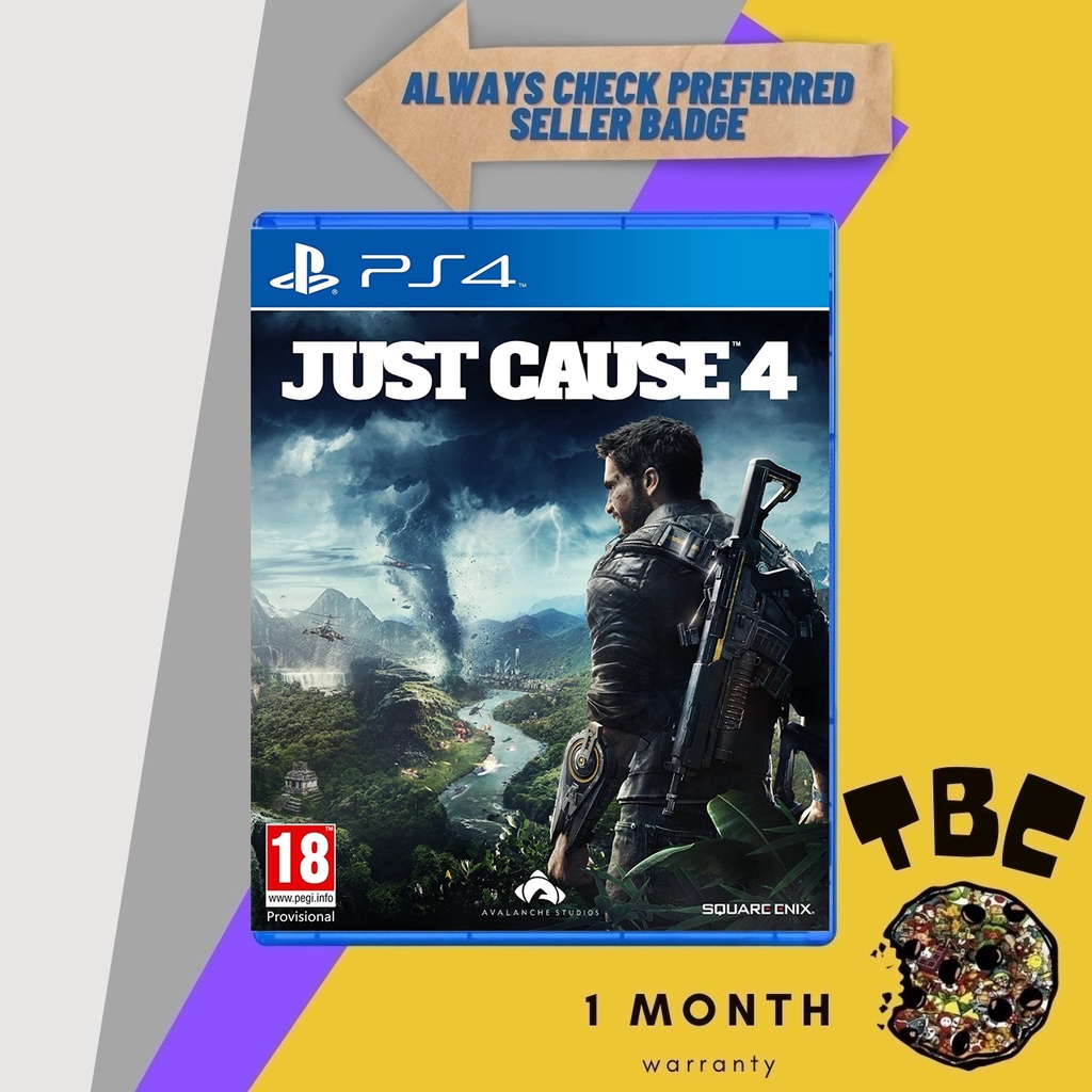 PS4 Just Cause Playstation [R1] Shopee Philippines