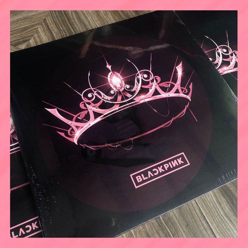 BLACKPINK The Album Pink Coloured Vinyl - BLACKPINK EXCLUSIVE PINK ...