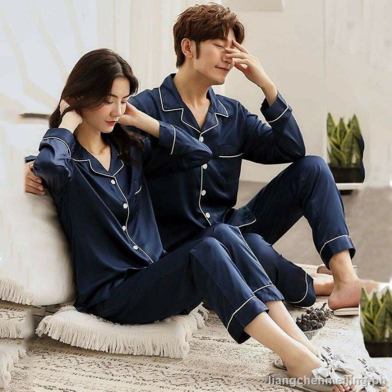 Silk Sleepwear Terno Pajama Unisex Shopee Philippines