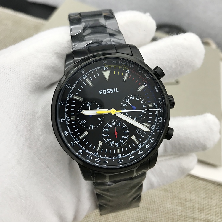 Goodwin chronograph shop black silicone watch