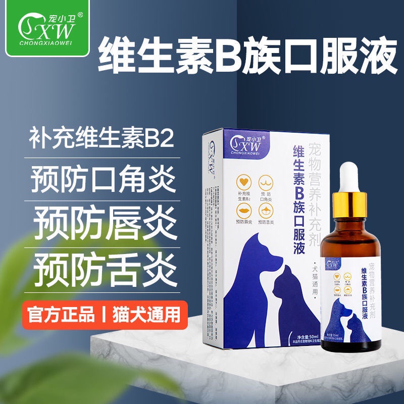 Pet vitaminsPet vitamin B oral liquid B2 cat dog cat nutritional