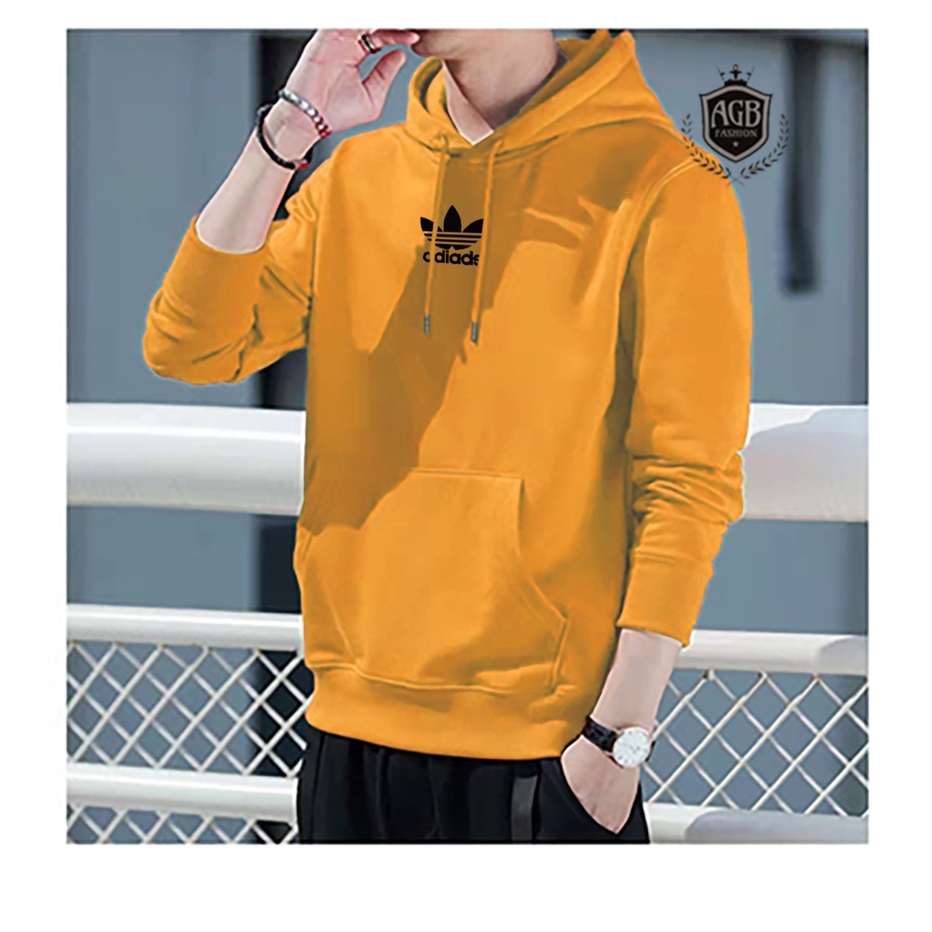 New korean hoodie jacket with pocket ADIDAS Printed design for men M L XL XXL