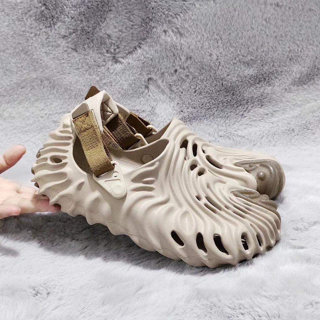 crocs Salehe Bembury Fingerprint Sports Sandals, Full Rubber Material ...