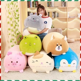  AIXINI Cute Cat Frog Plush Pillow 8 Kitten Frog Stuffed  Animal, Soft Kawaii Cat Plushie with Frog Outfit Costume Gift for Kids :  Toys & Games