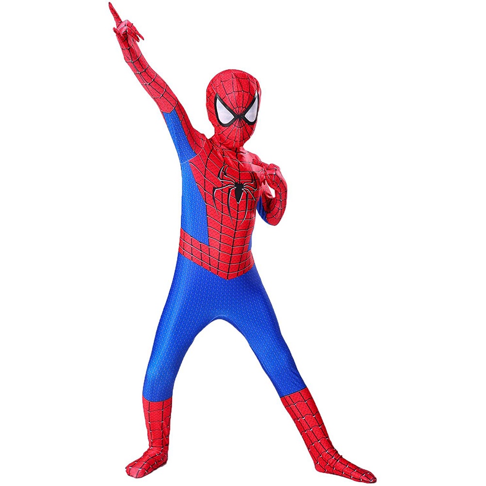 Spiderman Costume For Kids Boy Dress Up Cosplay Halloween Costume Shirt ...