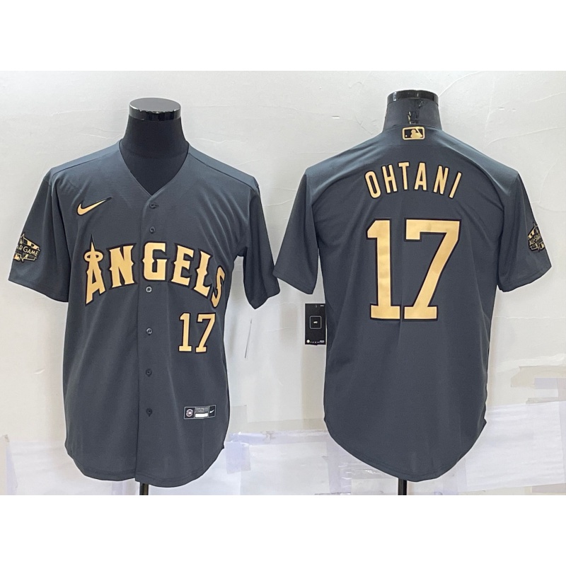 2022 MLB Los Angeles Angels AllStar 17 Shohei Ohtani 27 Mike Trout