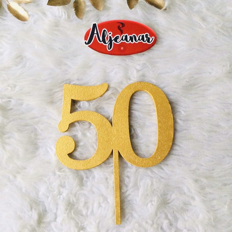 Customized Number Wood Cake Topper - Birthday,Debut,Anniversary Cake ...