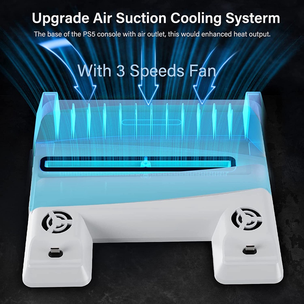 Dobe Tp5-0593 P5 Charger Cooling Stand Fan Charging Dock Station With ...