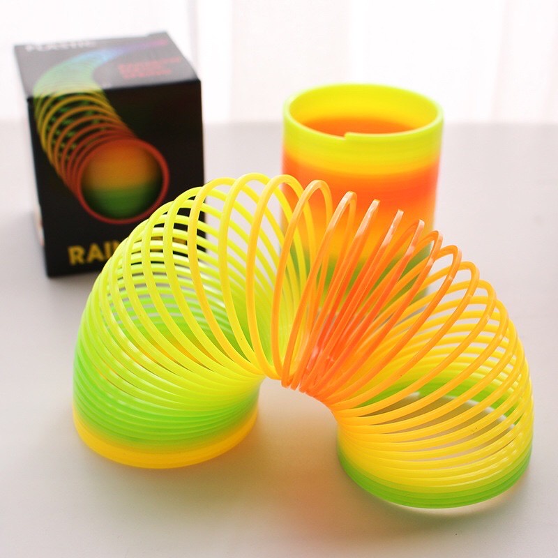Rainbow Spring Toy Colorful | Shopee Philippines