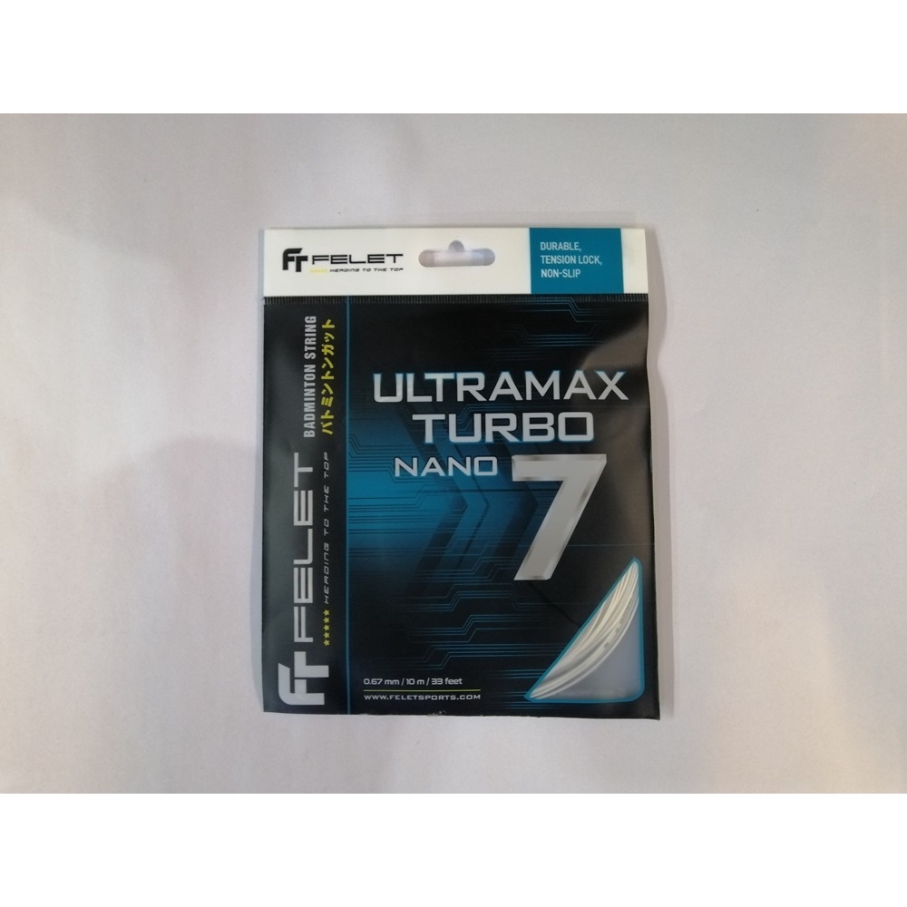 Felet Ultramax Turbo Nano 7 Badminton String 100% Original | Shopee ...