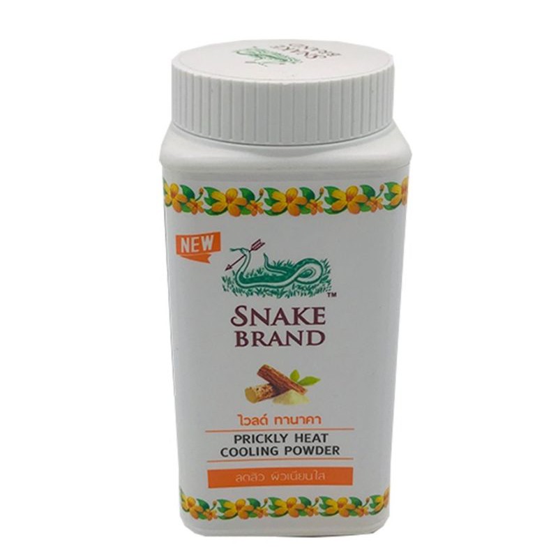 Snake Brand Prickly Heat Cooling Powder 50g - Wild Tabana | Shopee ...