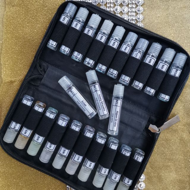Perfume Sampler Perfume Tester Kit with pouch oil riched