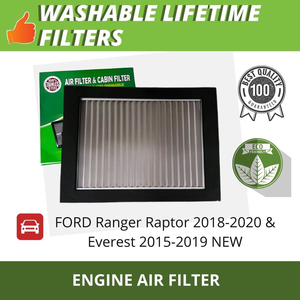 Ford Ranger Raptor 2018-2022 & Everest 2015-2022 New Engine Air Filter ...