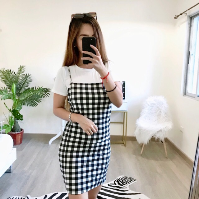 213 Jumper Dress (Inner Included) | Shopee Philippines