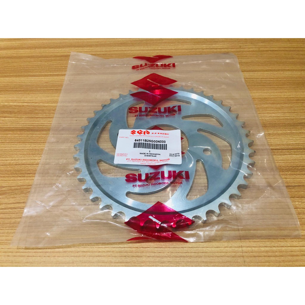 raider 150 carb stock sprocket size