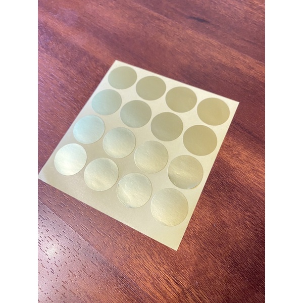 16 piece gold round stickers | Shopee Philippines