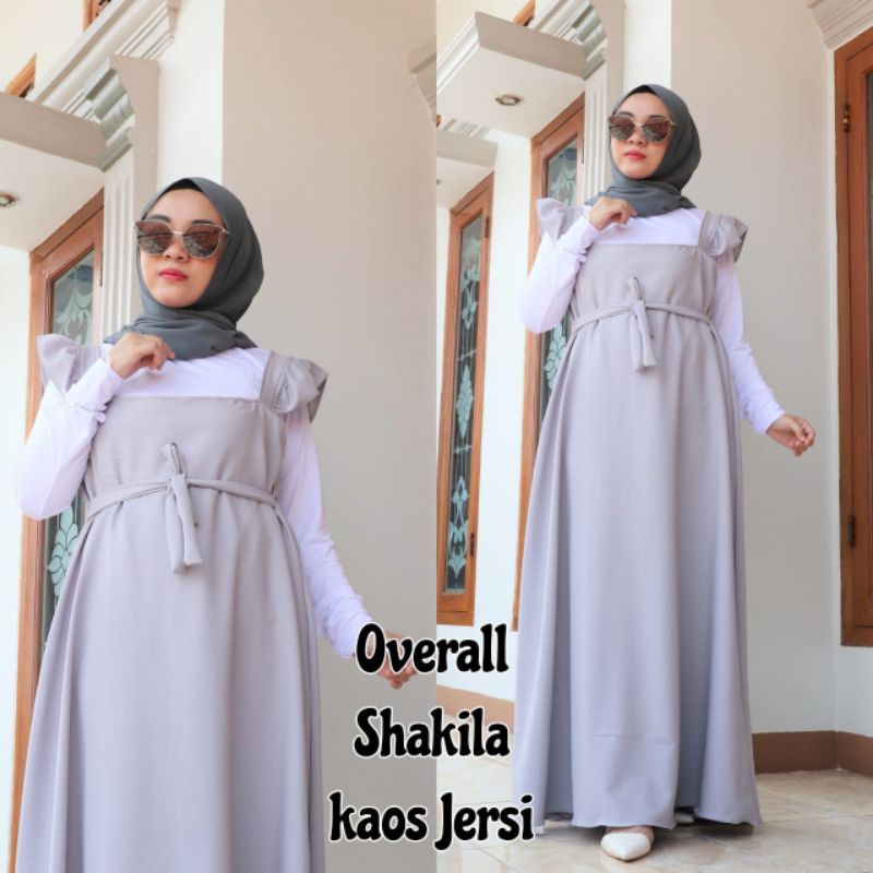 Overall inter loose Nikita Overall Gamis/ | Shopee Philippines
