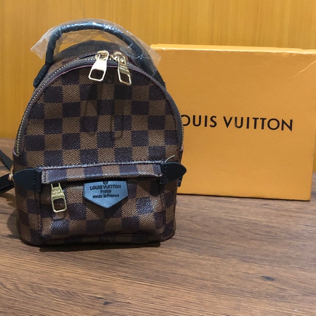 Brown checkered) MINI BACKPACK  Mini backpack, Louis vuitton