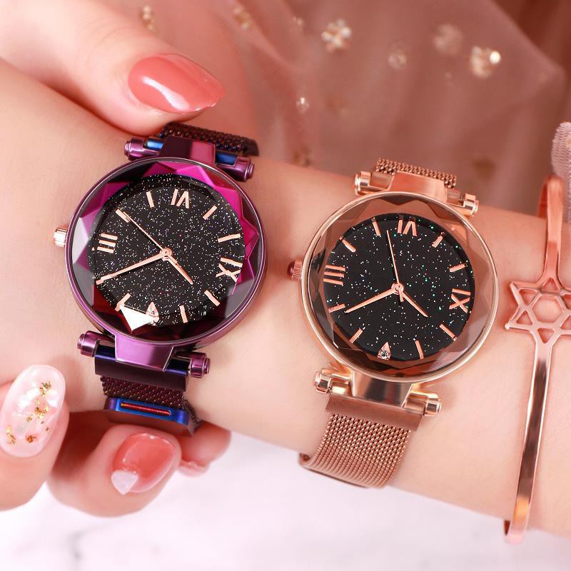 Star Starry Women Magnetic Stainless Steel Fashion Watch Shopee