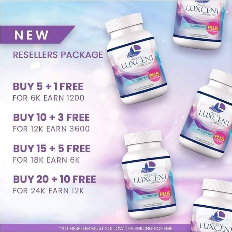 luxcent glutathione Luxcent Glutathione buy 5 get 1 free