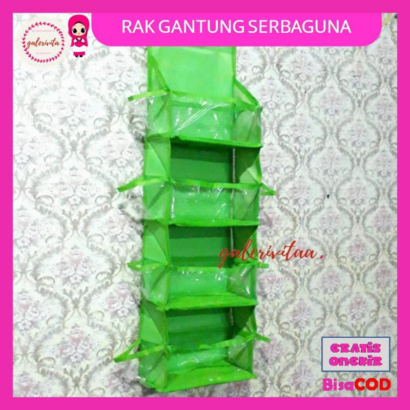 Hanging Cosmetic Rack / Plain Versatile Hanging Rack 370 Gram ...