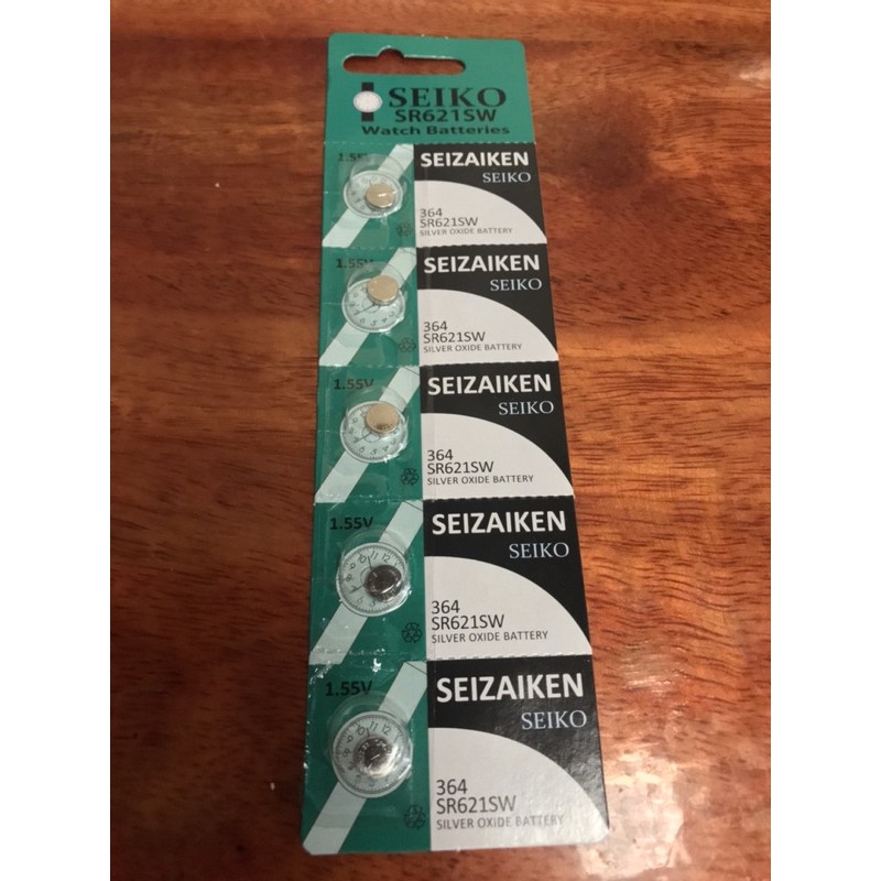 Pilha Bateria Sony 364 SR621SW 1.55v Original Made In Japão 5 Unidades - Foto 7